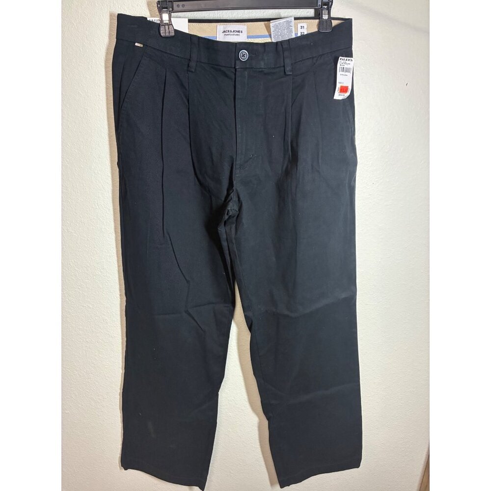 NWT Jack & Jones Chino Pants Business Casual Wide Fit Men's Size 34x32 MSRP $70